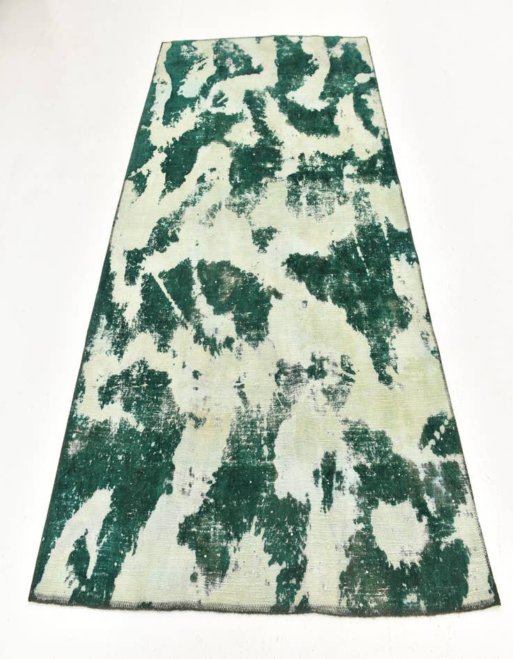 Detail image of  5' 7 x 8'  Hand Knotted Ultra Vintage Persian Wool Rug