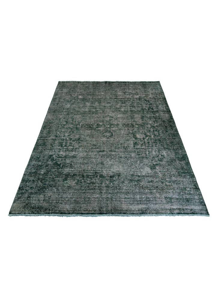 Detail image of  9' 4 x 13'  Hand Knotted Ultra Vintage Persian Wool Rug