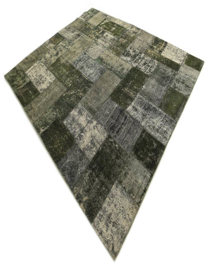 Detail image of  8' 7 x 10' 3  Hand Knotted Ultra Vintage Persian Wool Rug