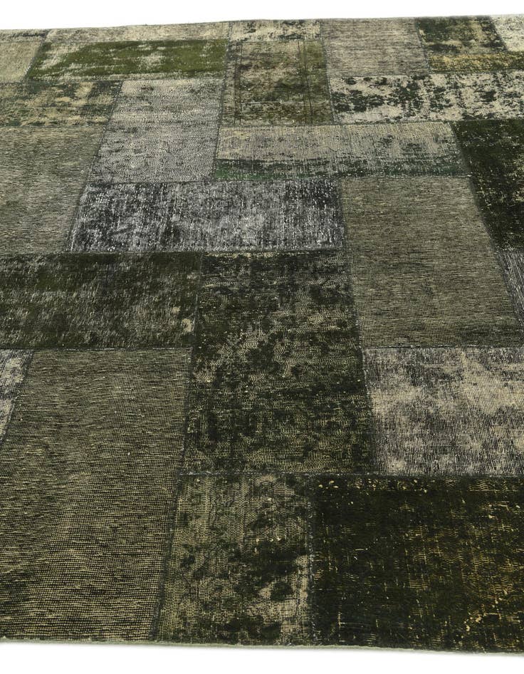 Detail image of  8' 7 x 10' 3  Hand Knotted Ultra Vintage Persian Wool Rug