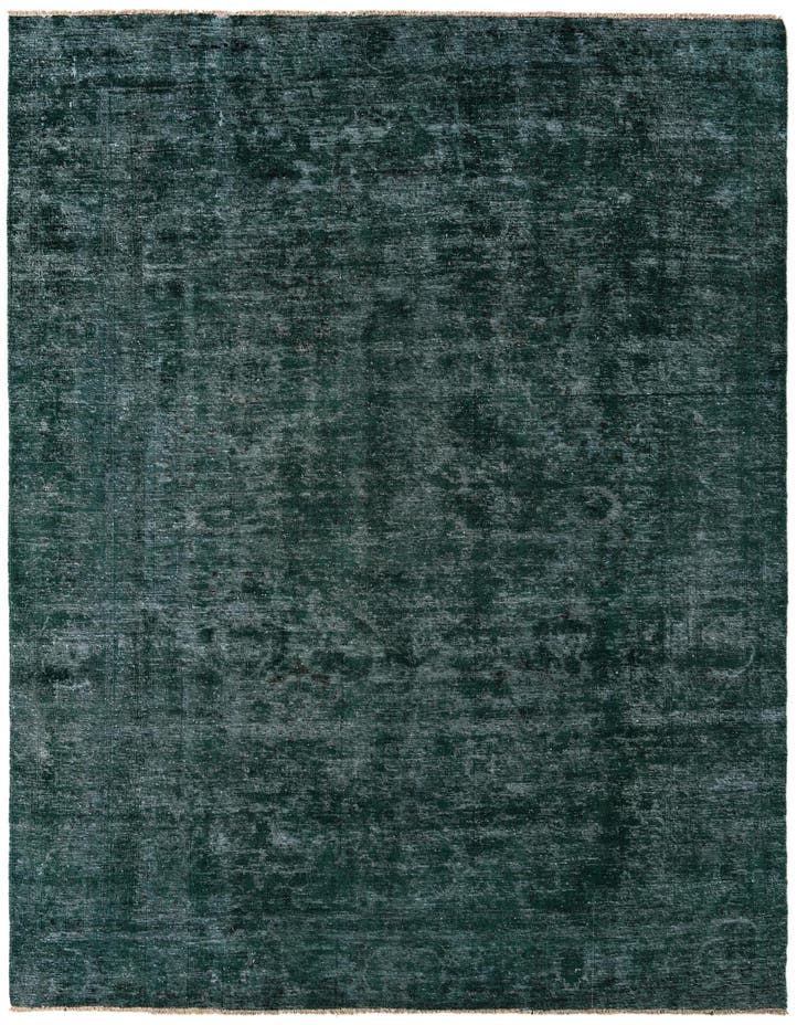 7' 10 x 11' 2  Hand Knotted Ultra Vintage Persian W...
