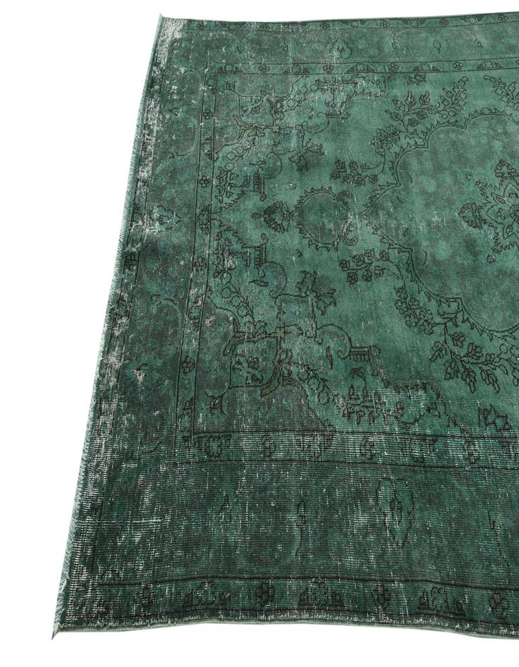 Detail image of  6' 1 x 9' 10  Hand Knotted Ultra Vintage Persian Wool Rug