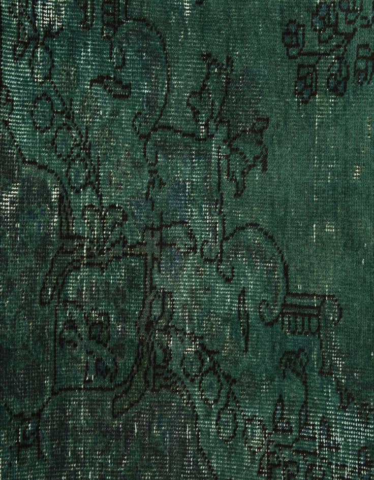 Detail image of  6' 1 x 9' 10  Hand Knotted Ultra Vintage Persian Wool Rug