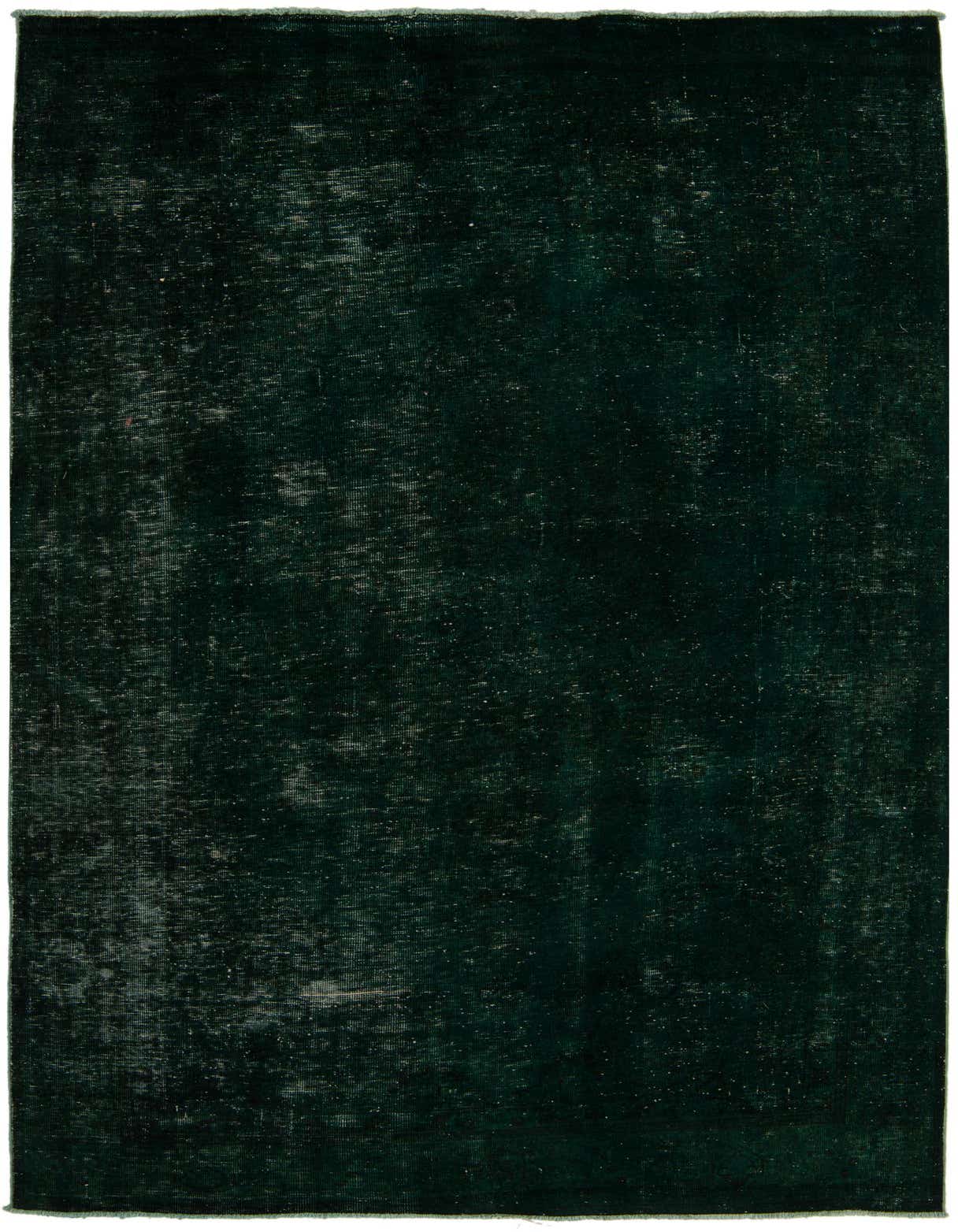 A 7x10 rectangular Ultra Vintage rug in deep green, featuring a subtle distressed Persian pattern.