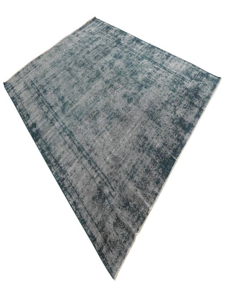 Detail image of  9' 2 x 12'  Hand Knotted Ultra Vintage Persian Wool Rug