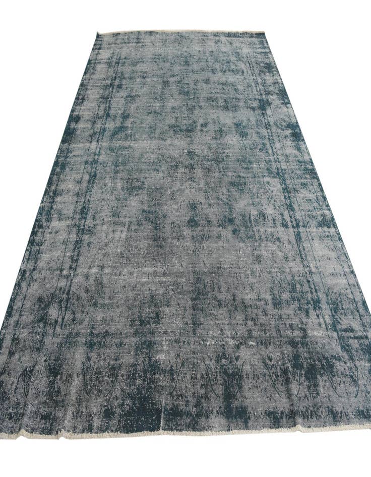 Detail image of  9' 2 x 12'  Hand Knotted Ultra Vintage Persian Wool Rug