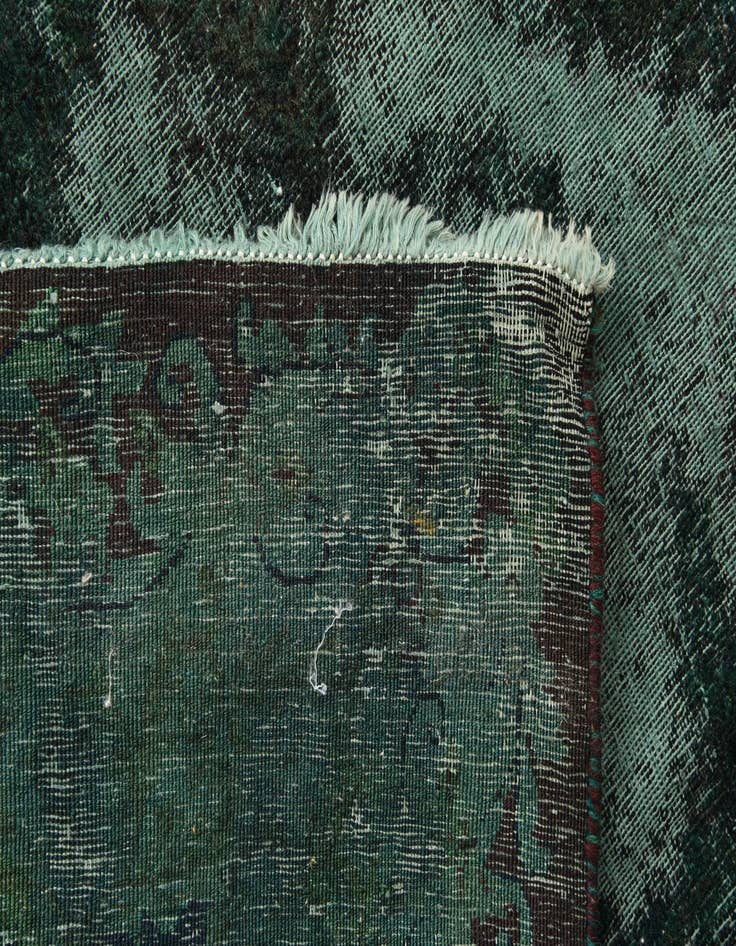 Detail image of  6' 10 x 9' 8  Hand Knotted Ultra Vintage Persian Wool Rug