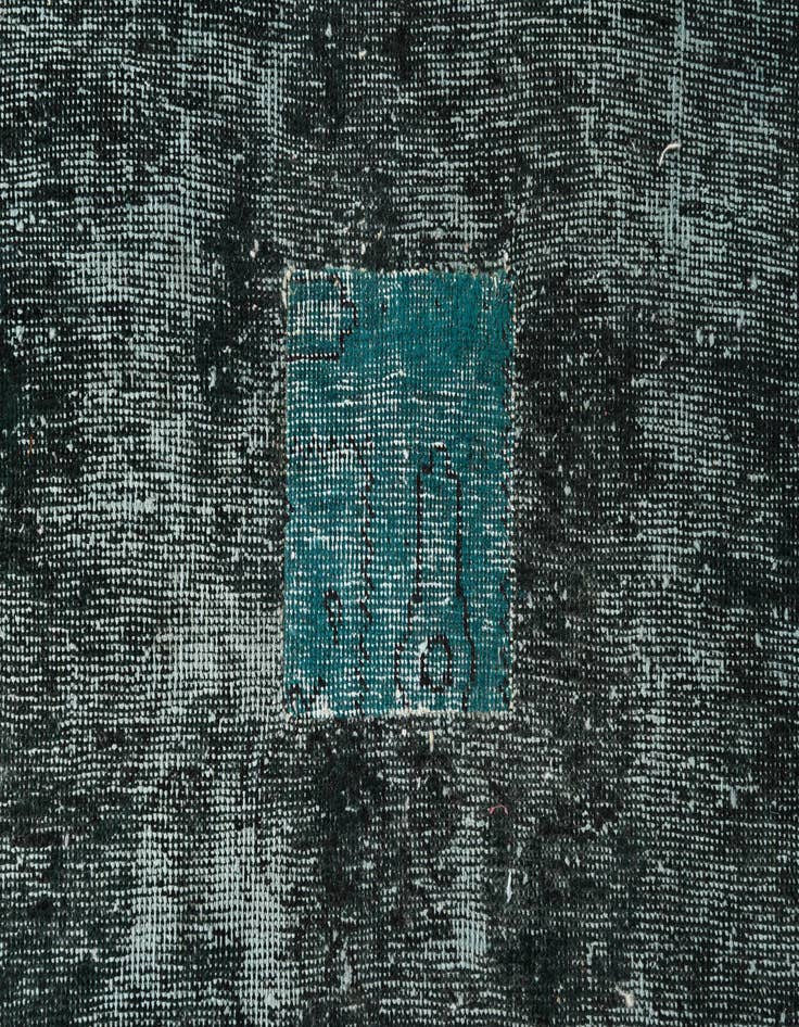 Detail image of  8' 9 x 12'  Hand Knotted Ultra Vintage Persian Wool Rug