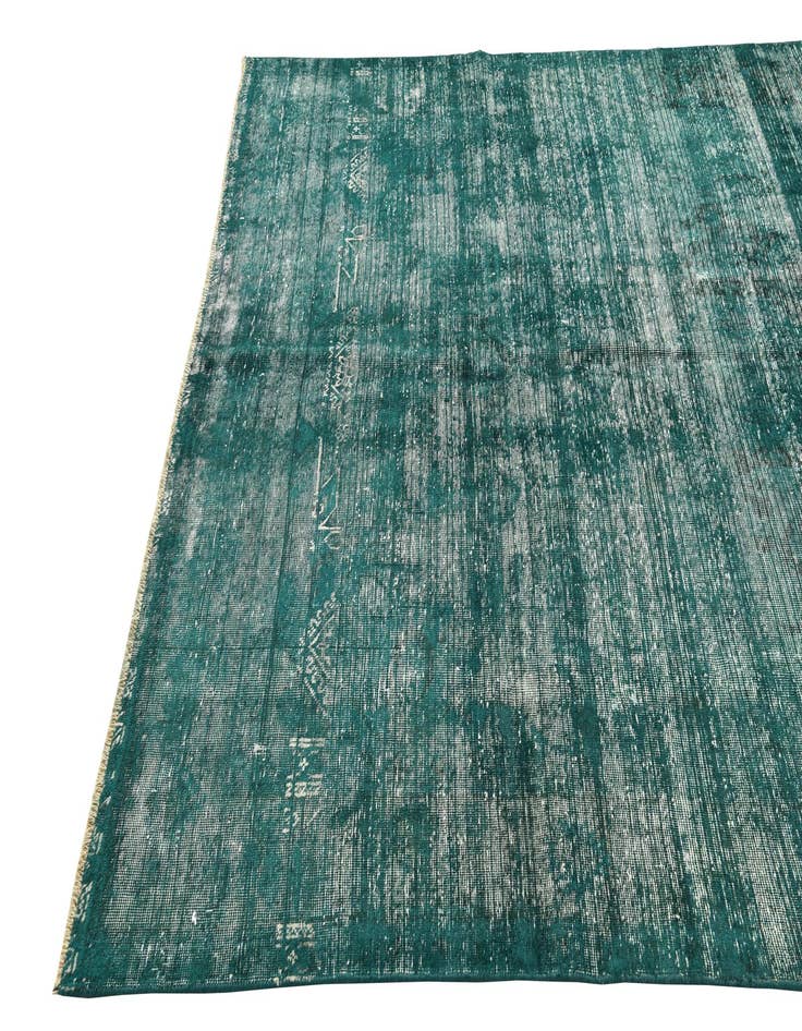 Detail image of  6' 5 x 9' 6  Hand Knotted Ultra Vintage Persian Wool Rug