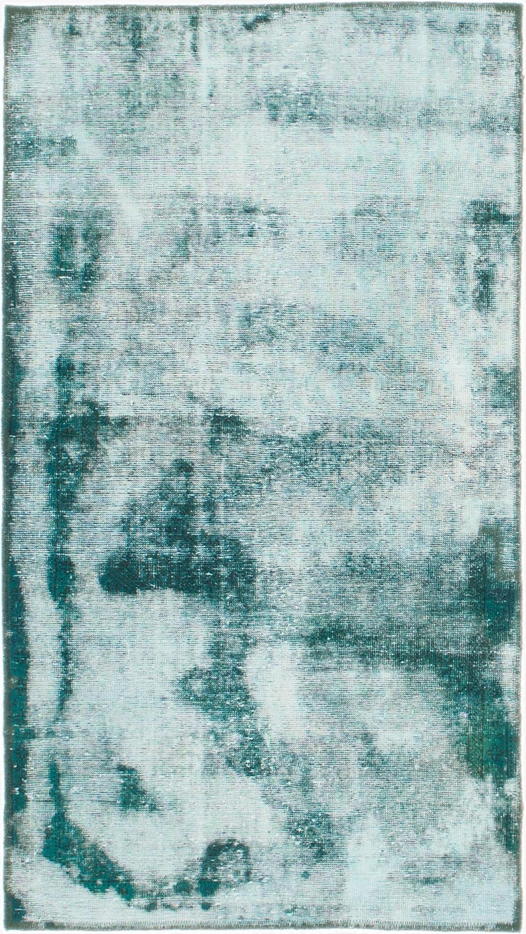  3' 3 x 5' 8  Hand Knotted Ultra Vintage Persian Wool Rug