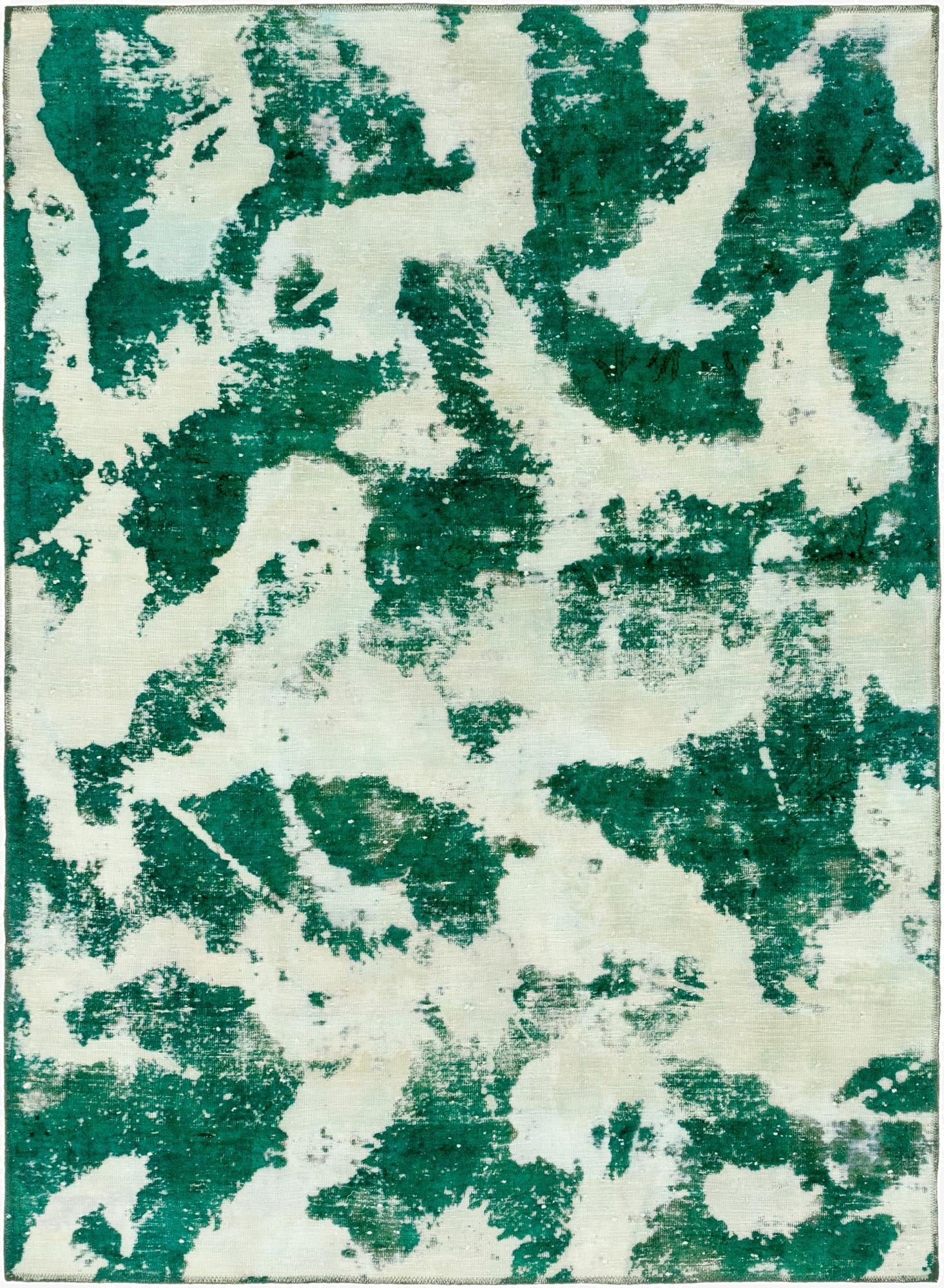  5' 7 x 8'  Hand Knotted Ultra Vintage Persian Wool Rug