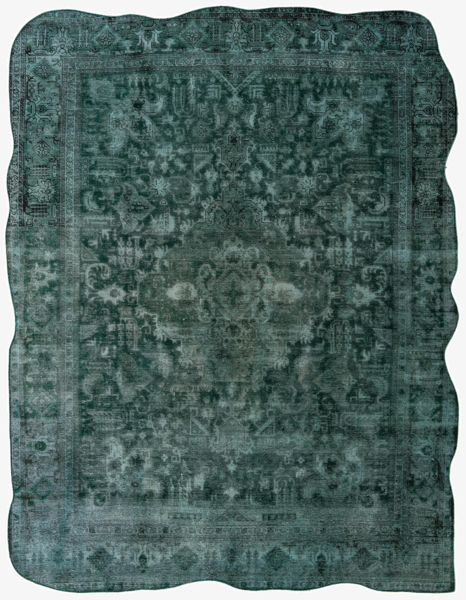  10' x 13'  Hand Knotted Ultra Vintage Persian Wool Rug