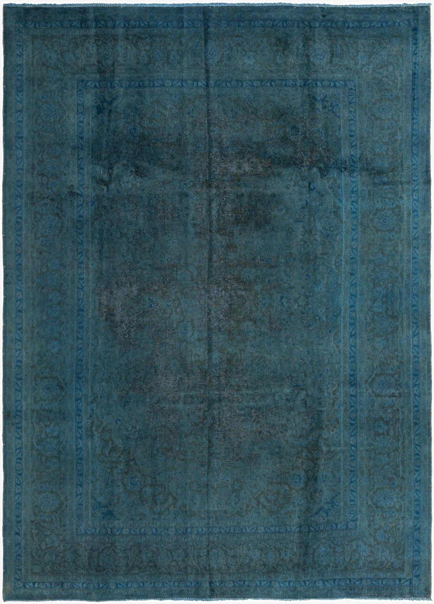  8' x 11' 5  Hand Knotted Ultra Vintage Persian Wool Rug