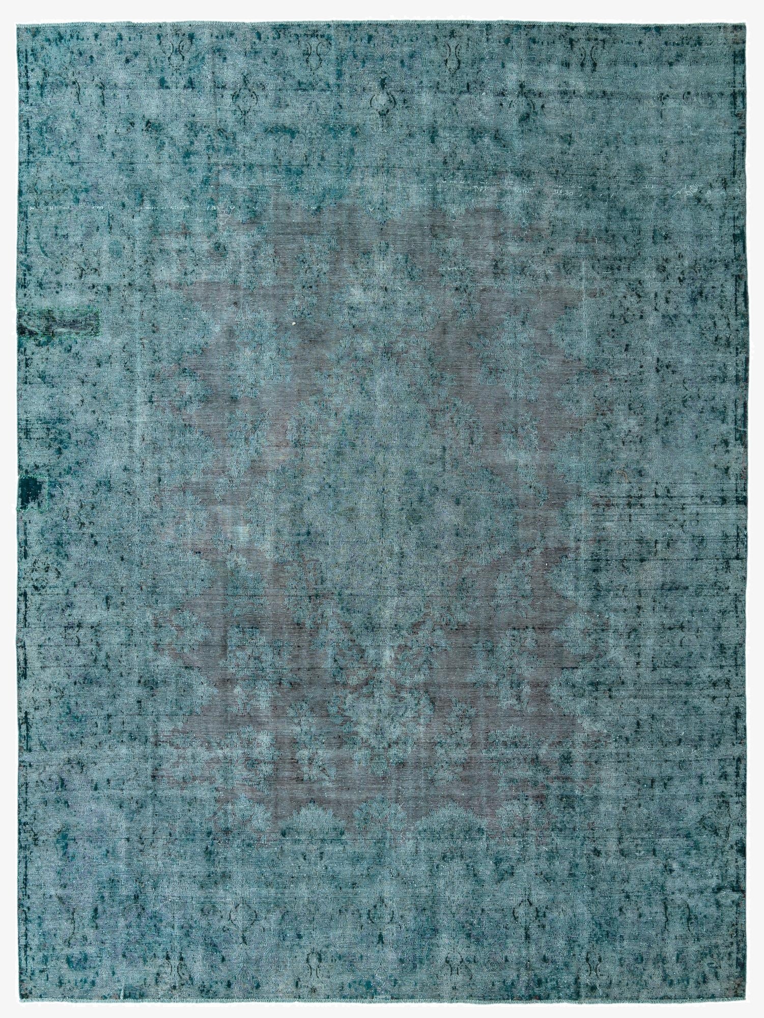  9' 6 x 12' 8  Hand Knotted Ultra Vintage Persian Wool Rug