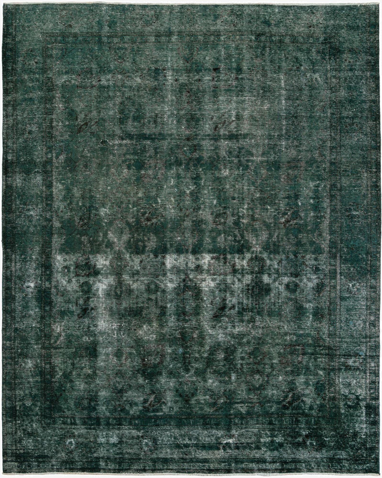  9' 9 x 12' 3  Hand Knotted Ultra Vintage Persian Wool Rug