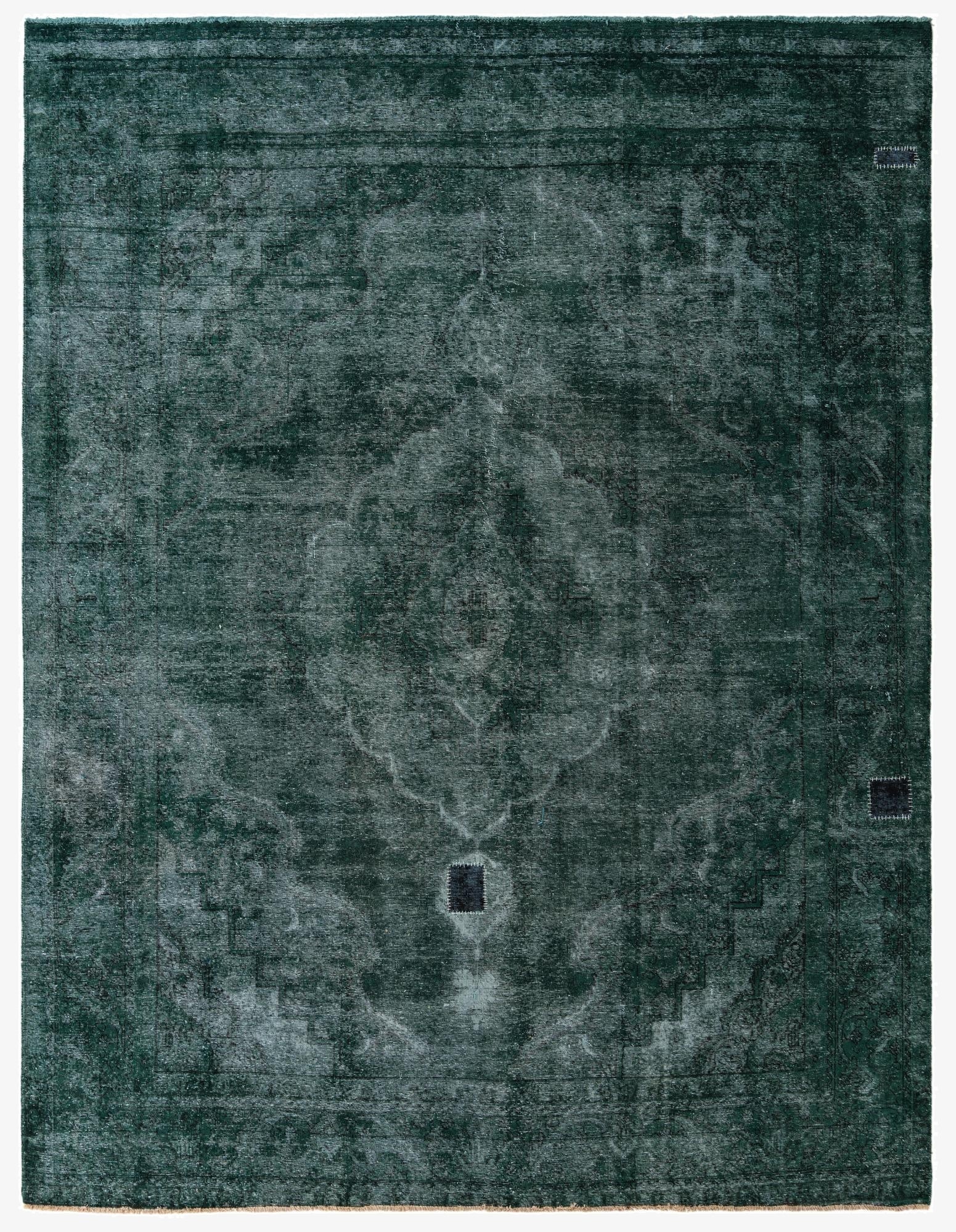  9' 7 x 12' 7  Hand Knotted Ultra Vintage Persian Wool Rug