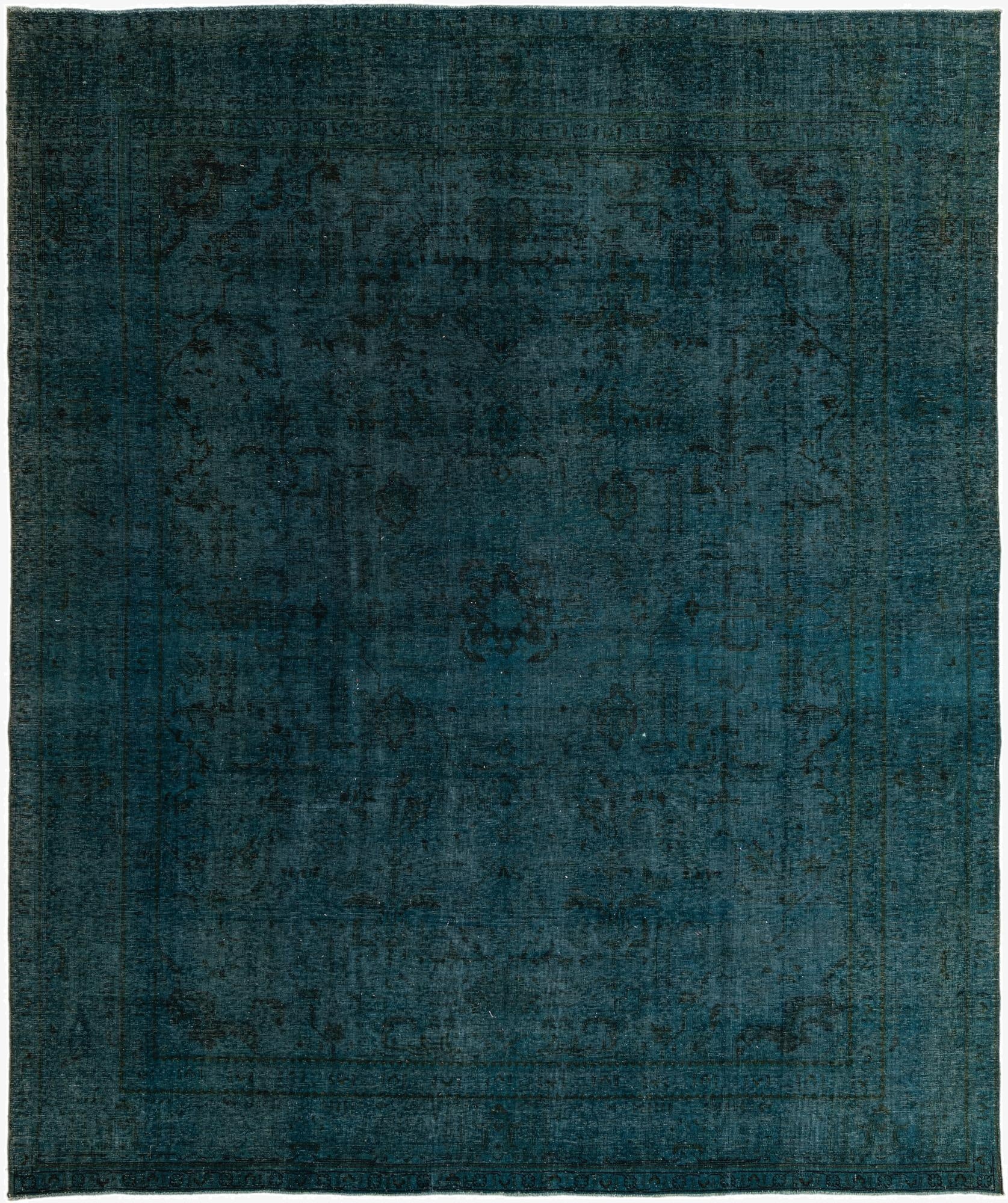  10' 1 x 12' 2  Hand Knotted Ultra Vintage Persian Wool Rug