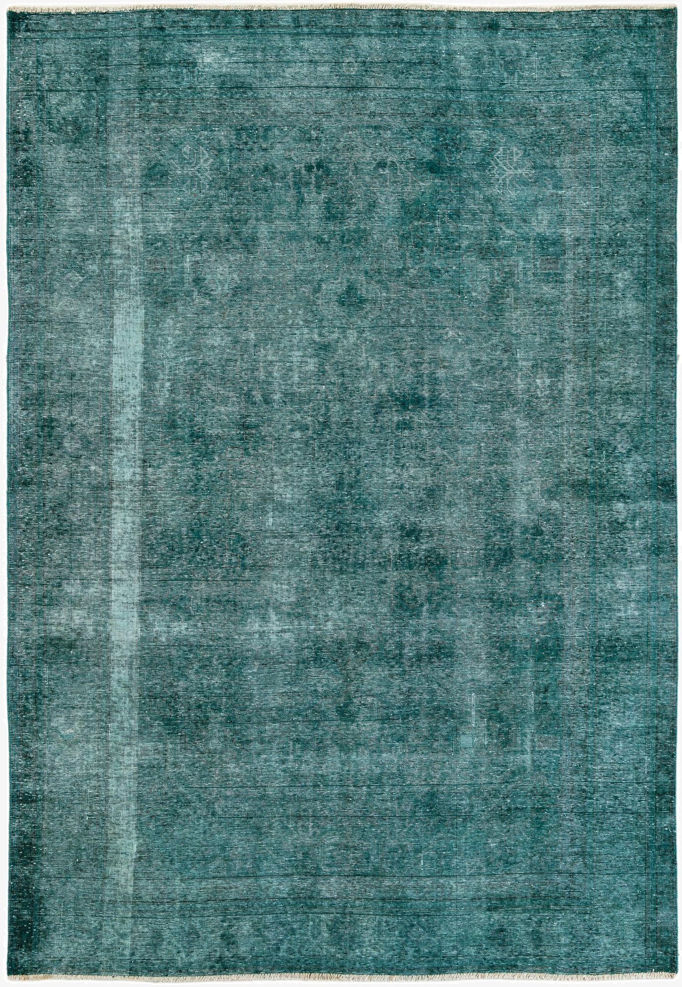  6' 7 x 9' 7  Hand Knotted Ultra Vintage Persian Wool Rug