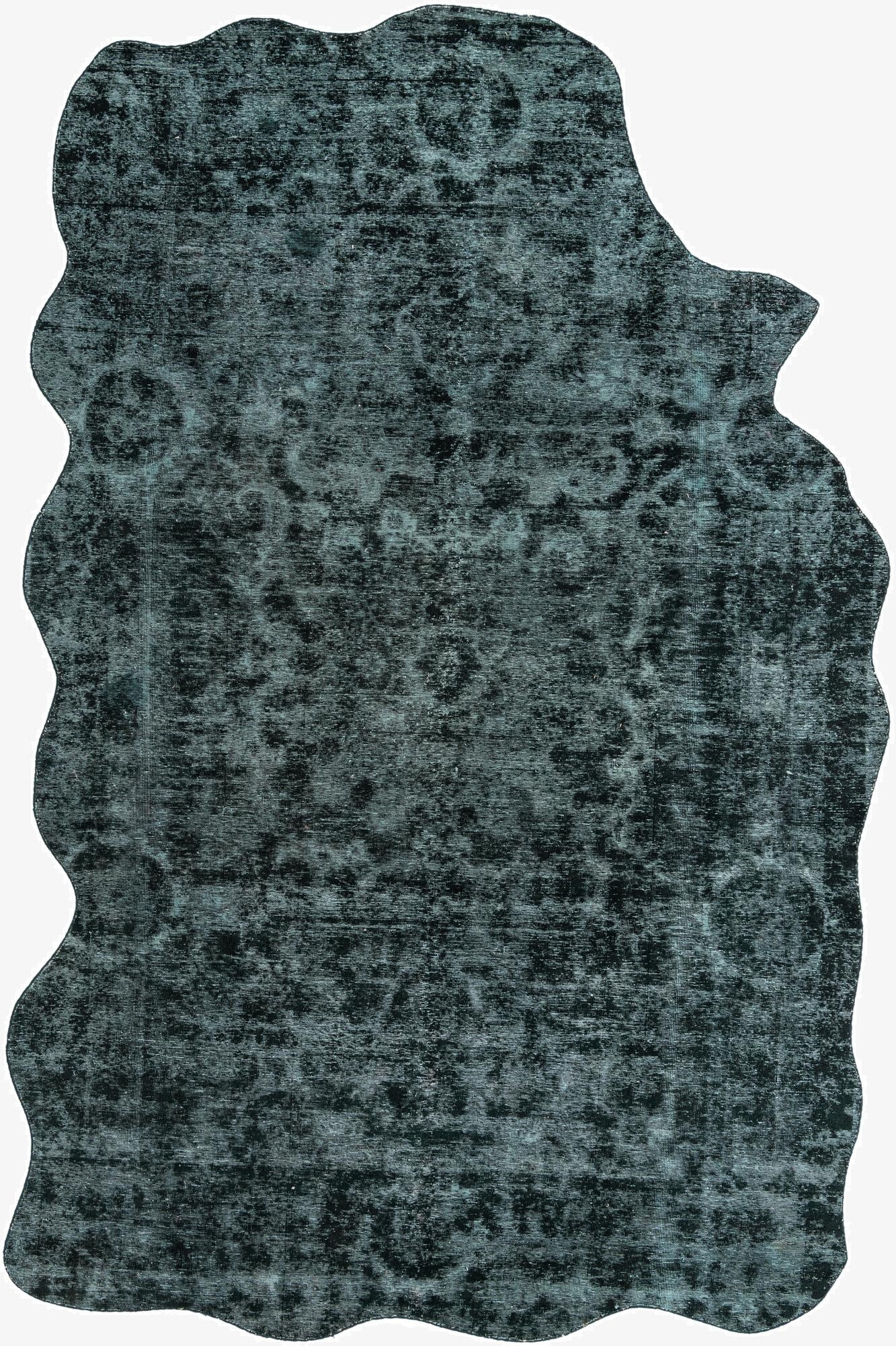  7' 3 x 11' 7  Hand Knotted Ultra Vintage Persian Wool Rug