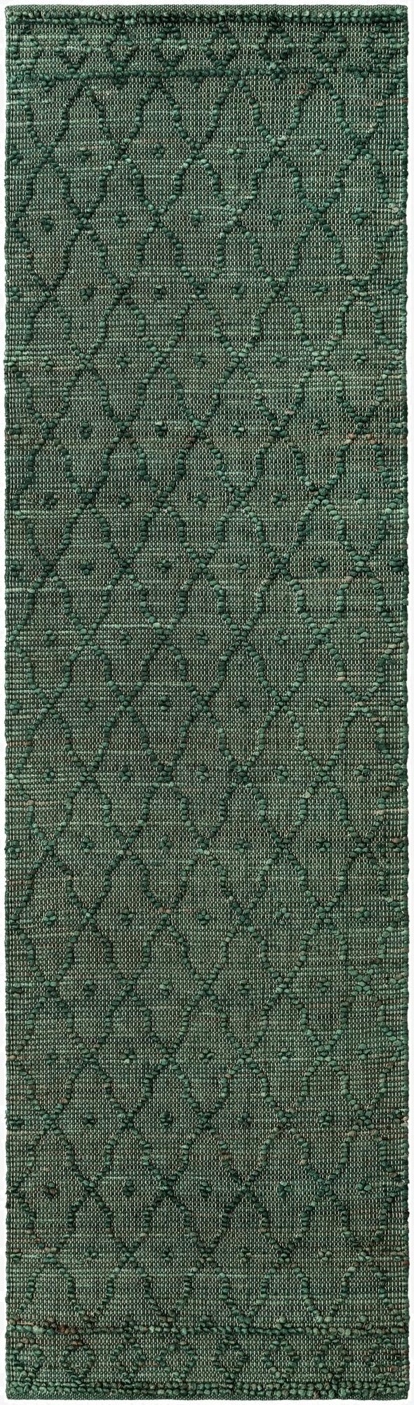  2' 7 x 9' 10  Hand Woven Larsa Jute Runner Rug