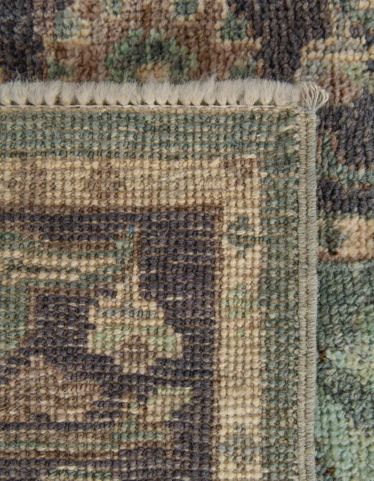 Detail image of  2' 8 x 9' 6  Hand Knotted Oushak Wool Runner Rug