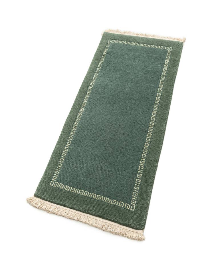 Detail image of  2' 5 x 4' 7  Hand Knotted Tibet Runner Rug