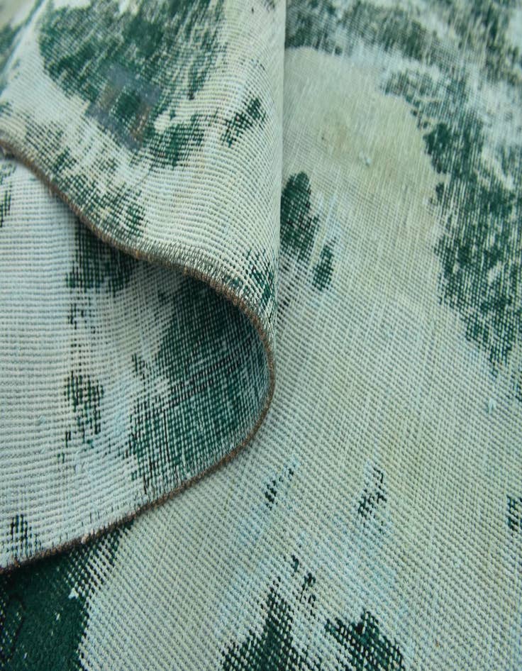 Detail image of  7' x 7' 10  Hand Knotted Ultra Vintage Persian Wool Square Rug