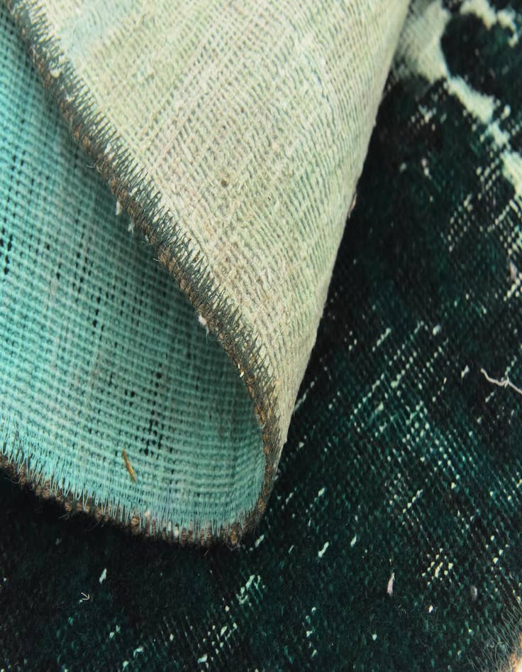 Detail image of  3' 9 x 3' 10  Hand Knotted Ultra Vintage Persian Wool Square Rug