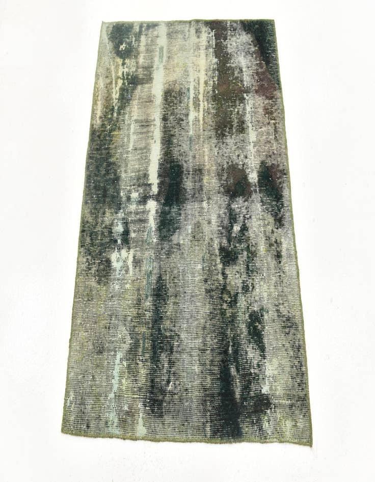 Detail image of  3' 5 x 3' 10  Hand Knotted Ultra Vintage Persian Wool Square Rug