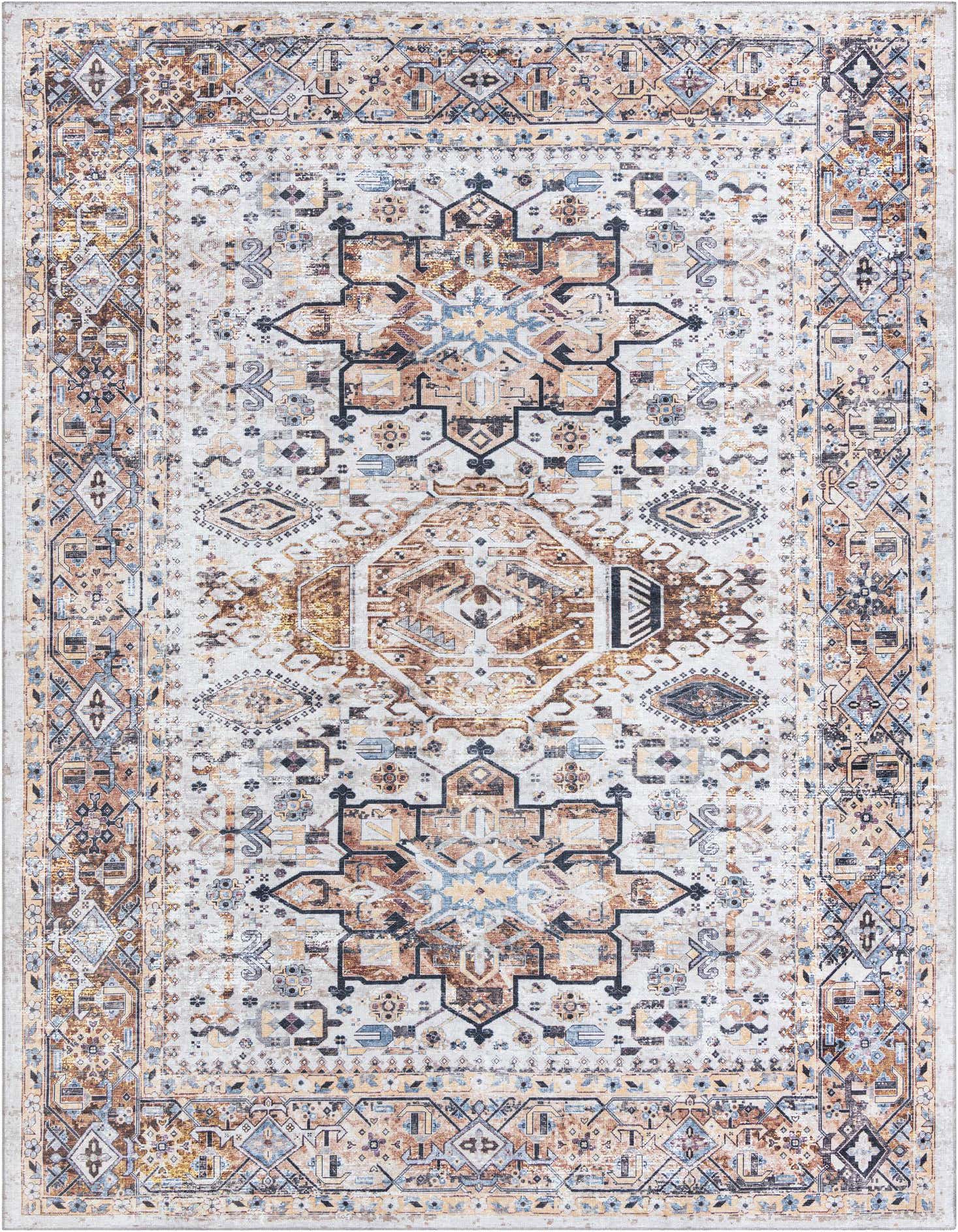 Primary image  9' 10 x 13' 1  Washable Yara Rug