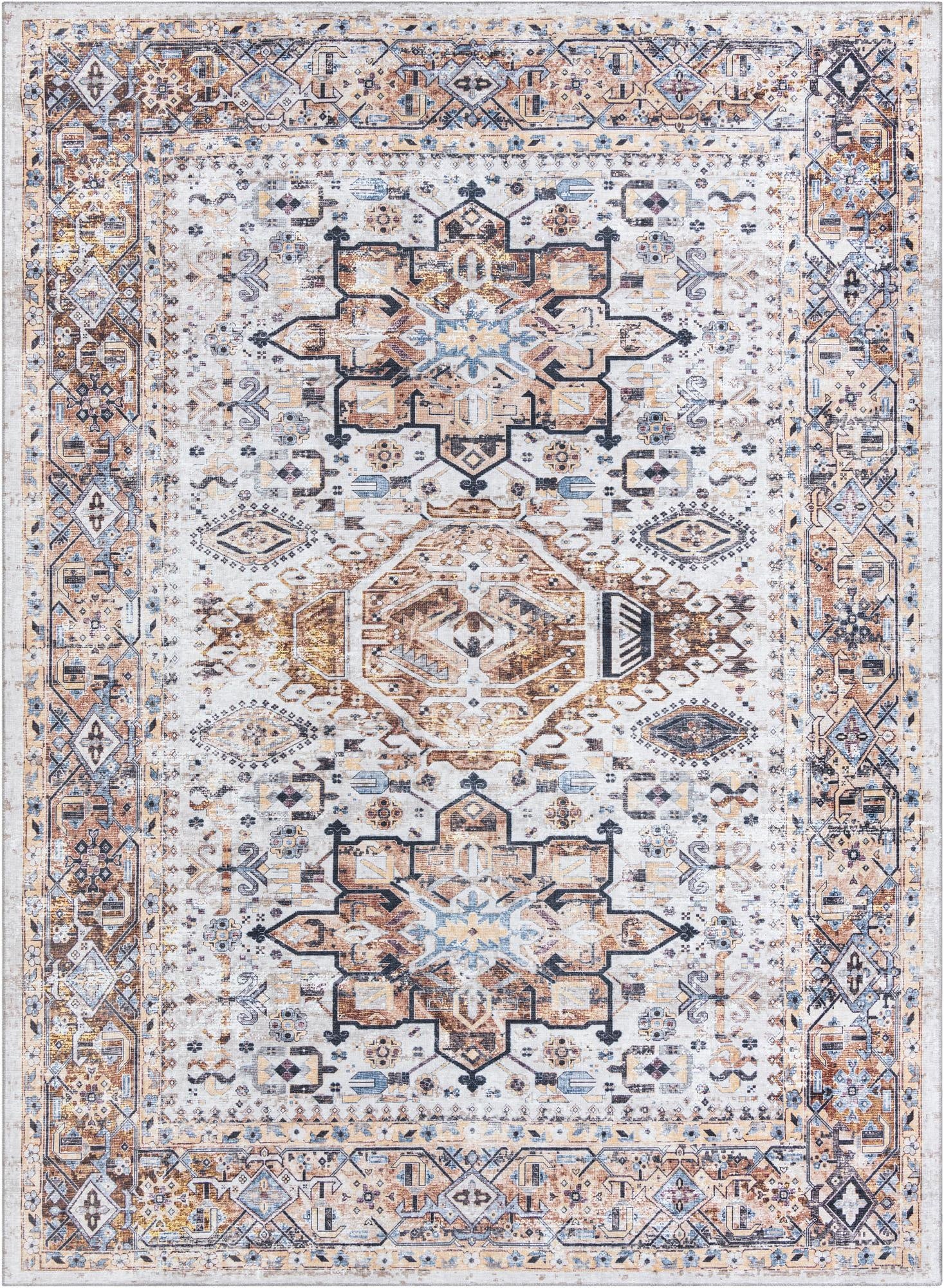 Primary image  9' 10 x 13' 1  Washable Yara Rug