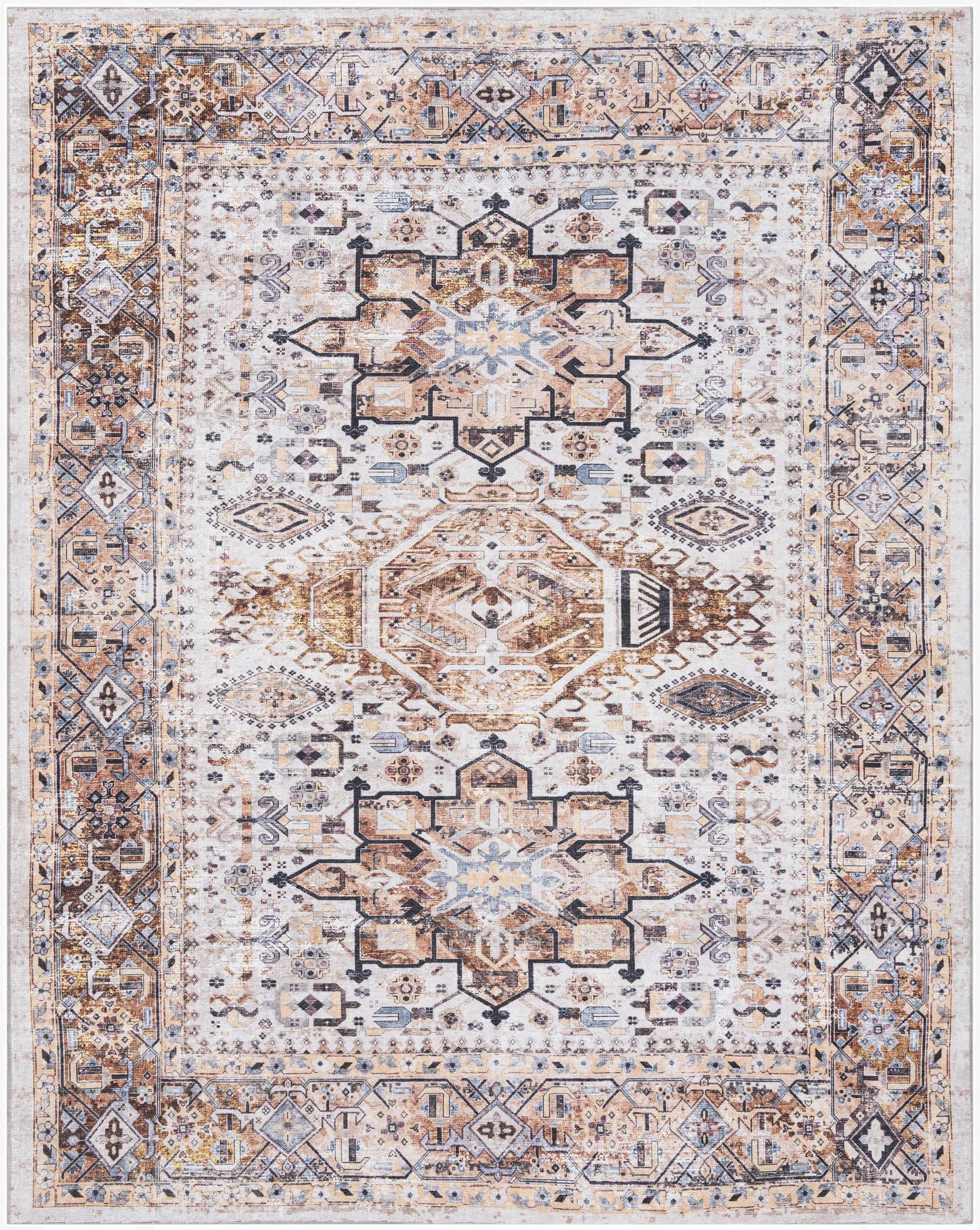 Primary image  7' 10 x 10'  Washable Yara Rug