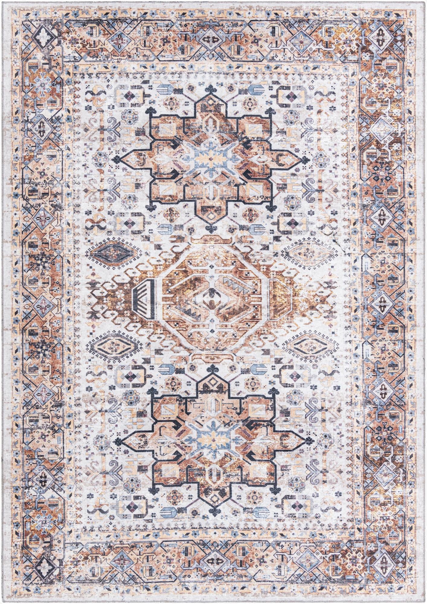 Primary image  7' 1 x 10'  Washable Yara Rug