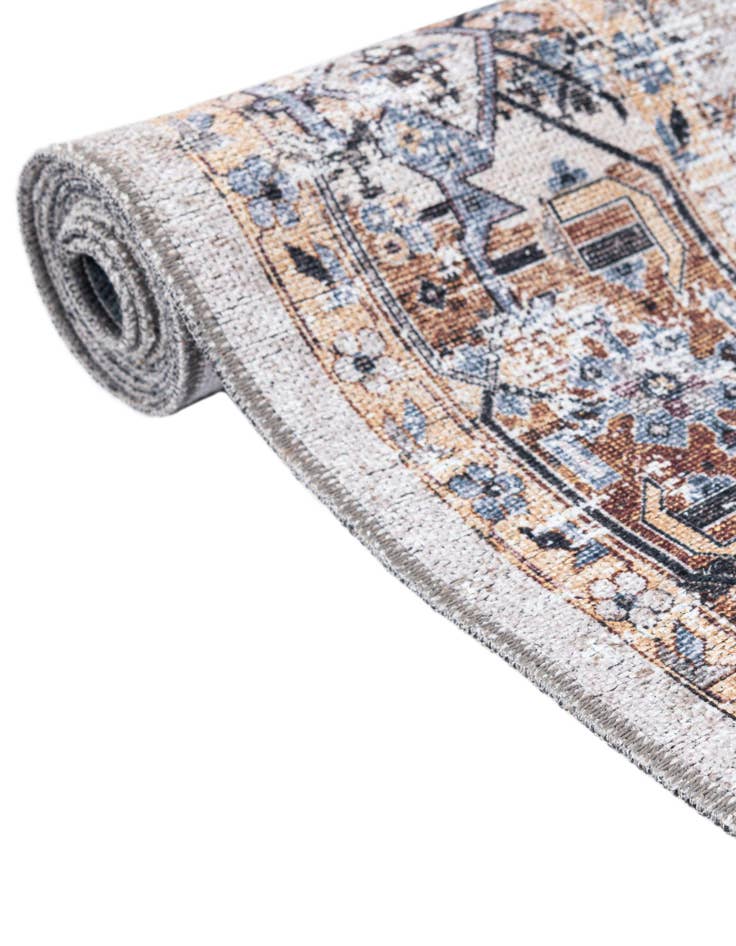 Detail image of  5' 3 x 5' 3  Washable Yara Round Rug