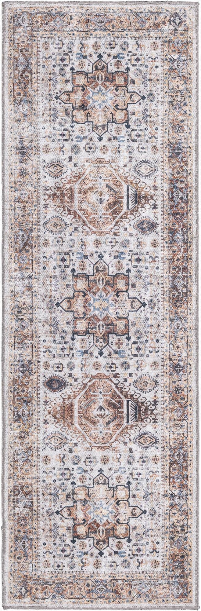  2' x 6'  Washable Yara Runner Rug