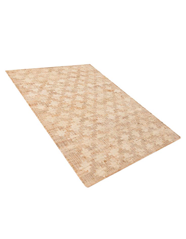 Detail image of  4' 2 x 5' 7  Hand Woven Kala Handwoven Jute Rug