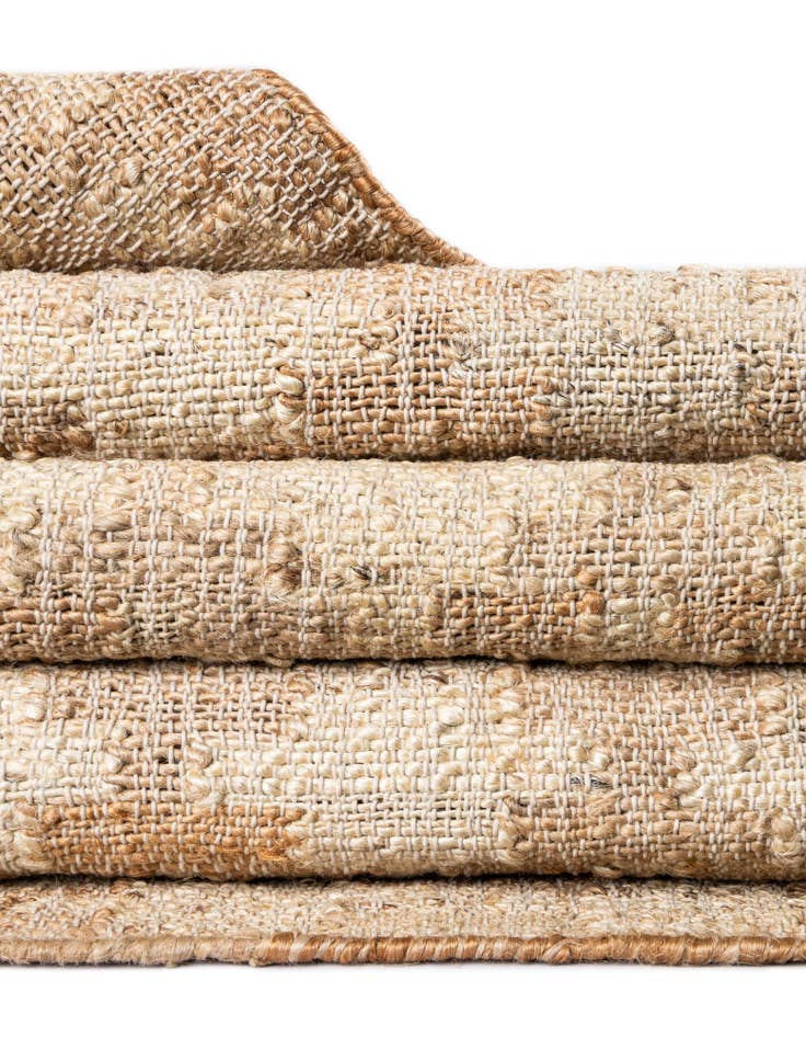 Detail image of  4' 2 x 5' 7  Hand Woven Kala Handwoven Jute Rug