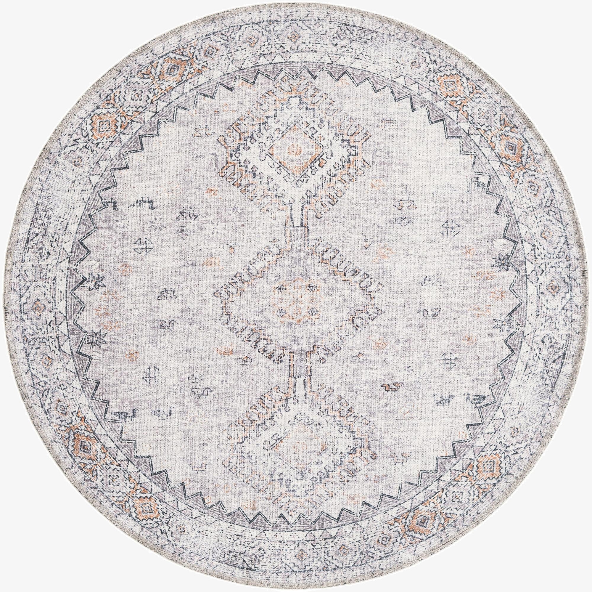  4' x 4' Yara Round Rug