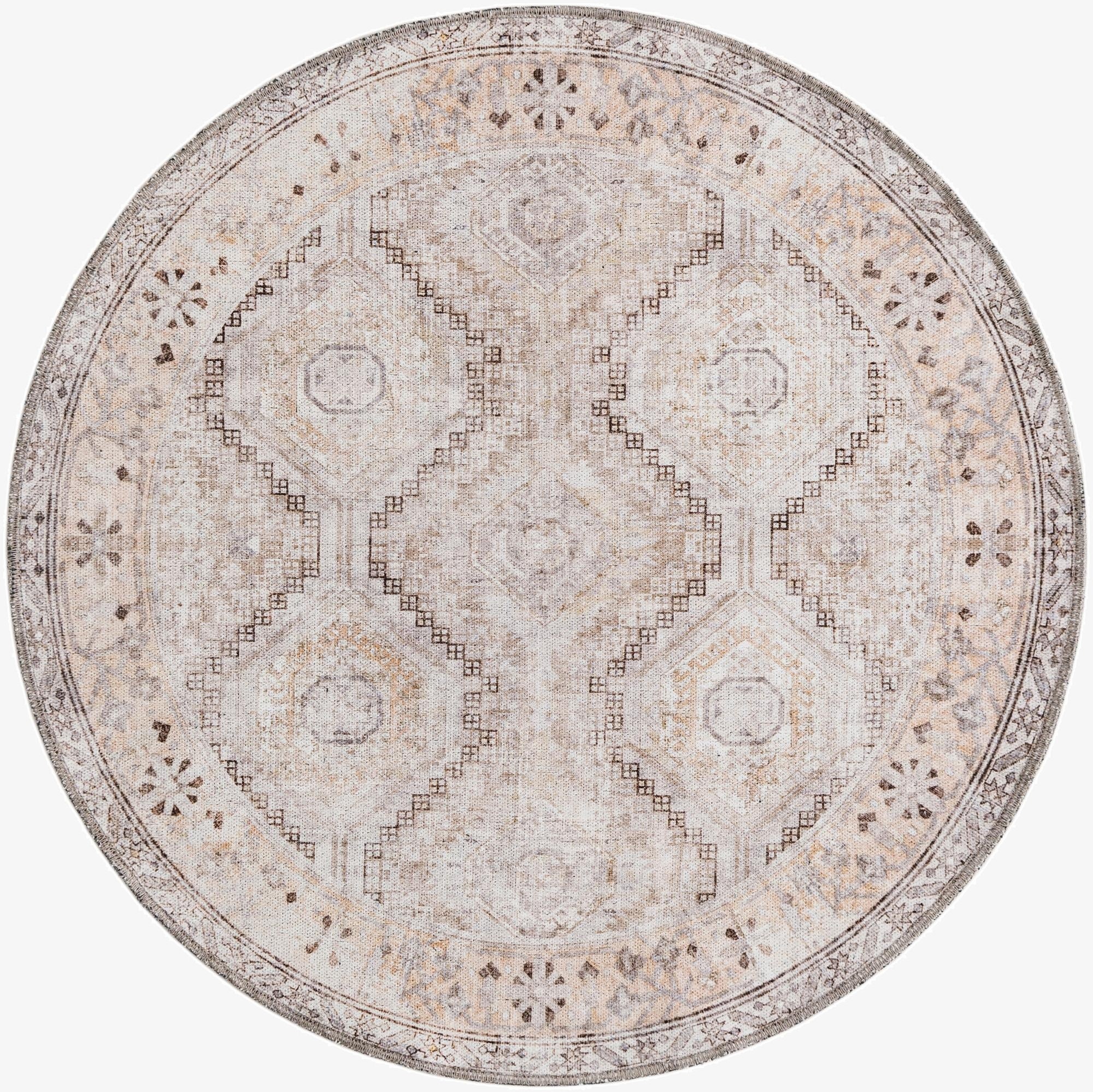  4' x 4' Yara Round Rug