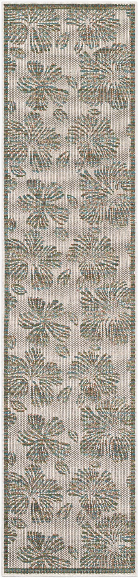  2' x 8'  Washable Baja Indoor / Outdoor Runner Rug