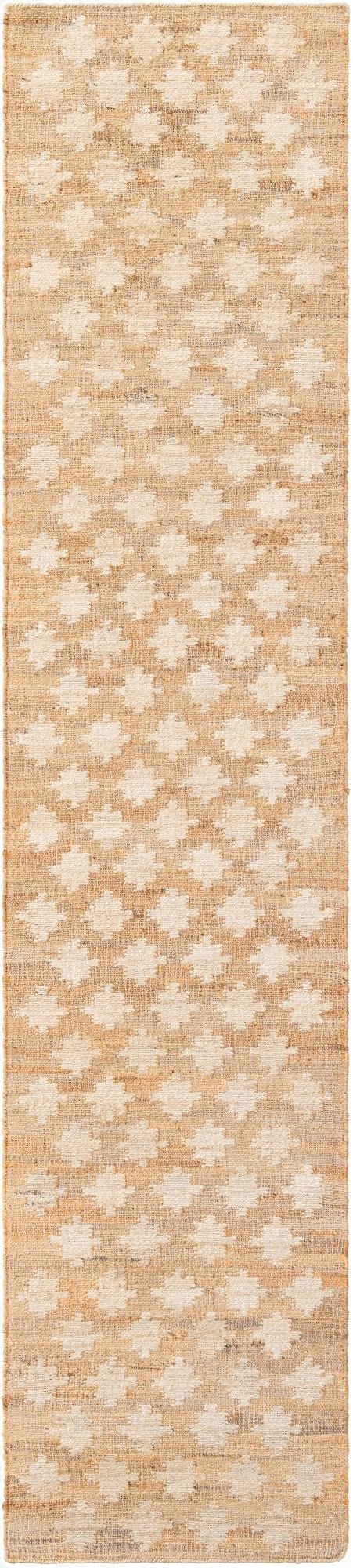  2' 7 x 12'  Hand Woven Kala Handwoven Jute Runner Rug