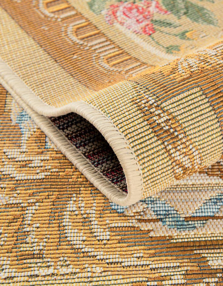 Detail image of  2' x 8'  Washable Traditional Indoor / Outdoor Runner Rug