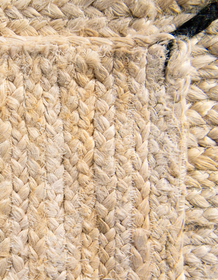 Detail image of  2' 2 x 8' 2  Hand Braided Jute Runner Rug