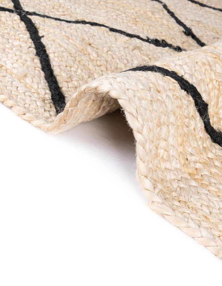 Detail image of  2' 2 x 8' 2  Hand Braided Jute Runner Rug
