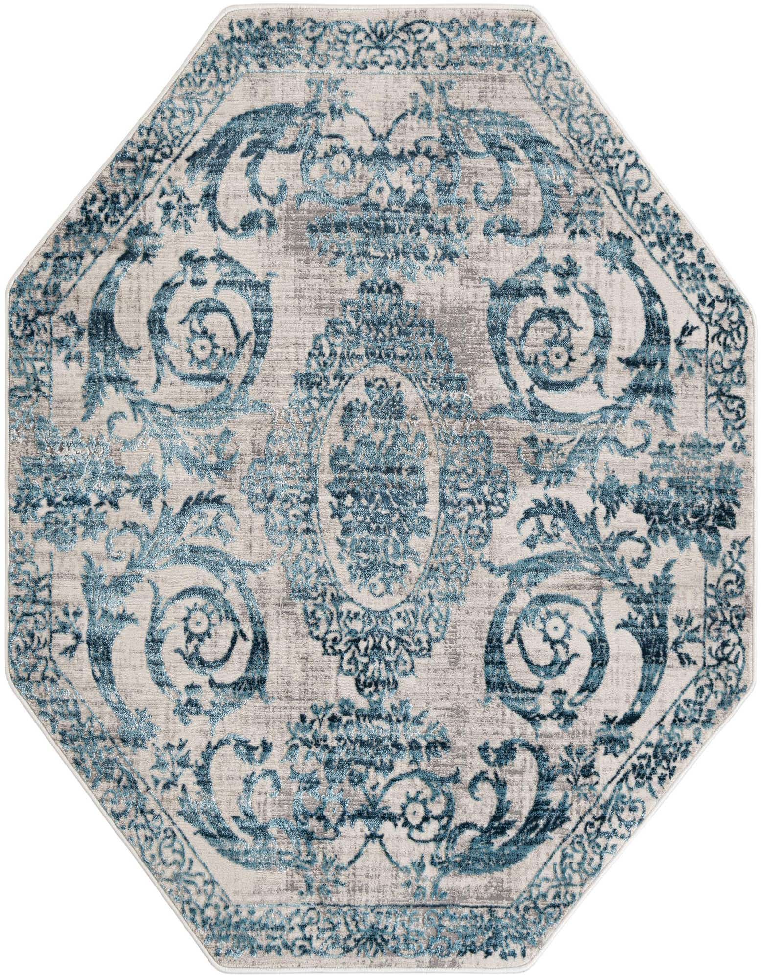 Primary image  5' 3 x 5' 3 Finsbury Octagon Rug