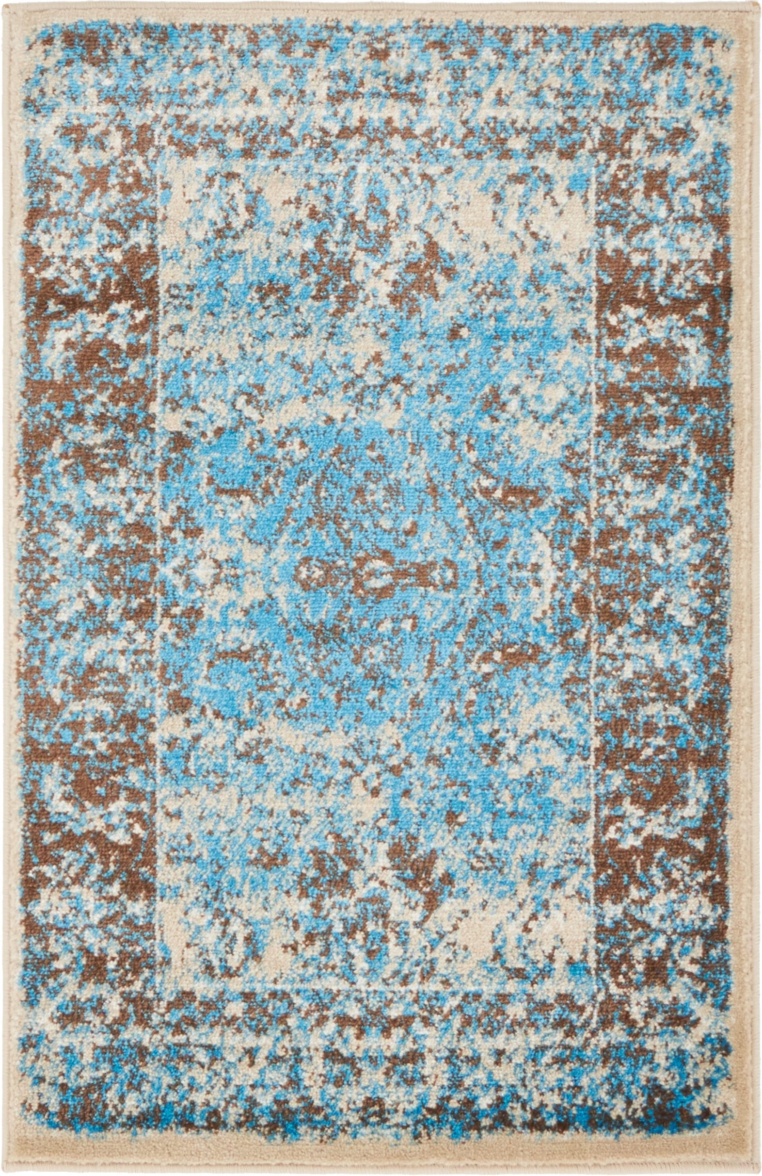 Rug Ivory and Blue Swatch link