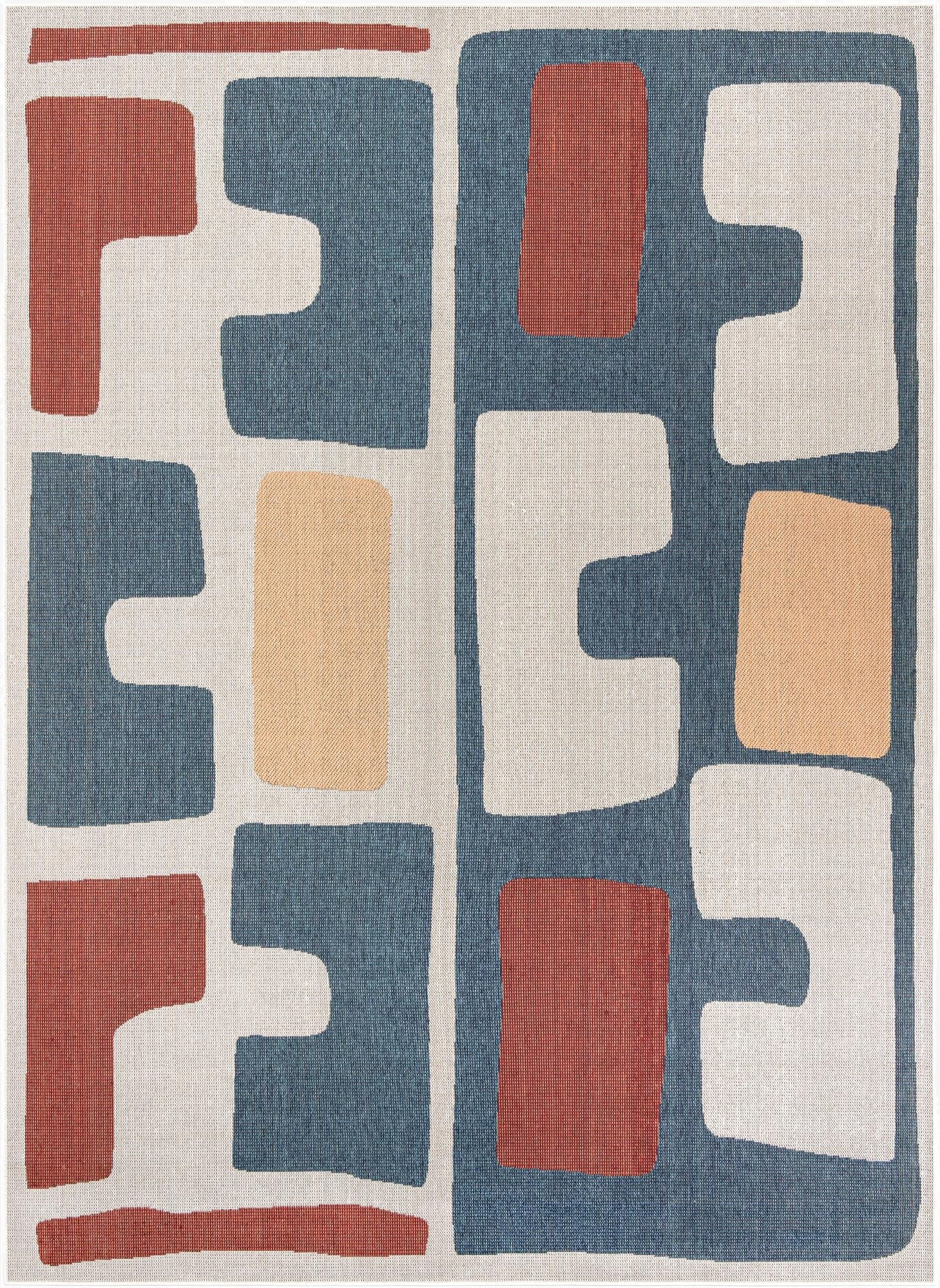  9' x 12'  Washable Baja Indoor / Outdoor Rug