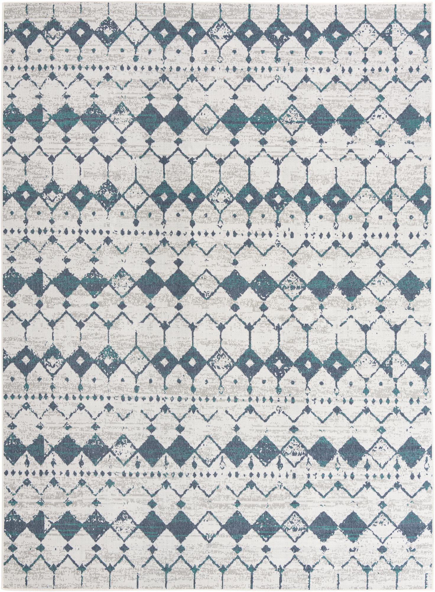 Rug Ivory and Blue Swatch link