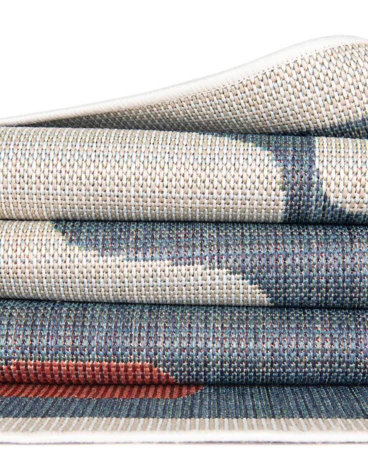 Detail image of  2' x 5' 1  Washable Baja Indoor / Outdoor Runner Rug