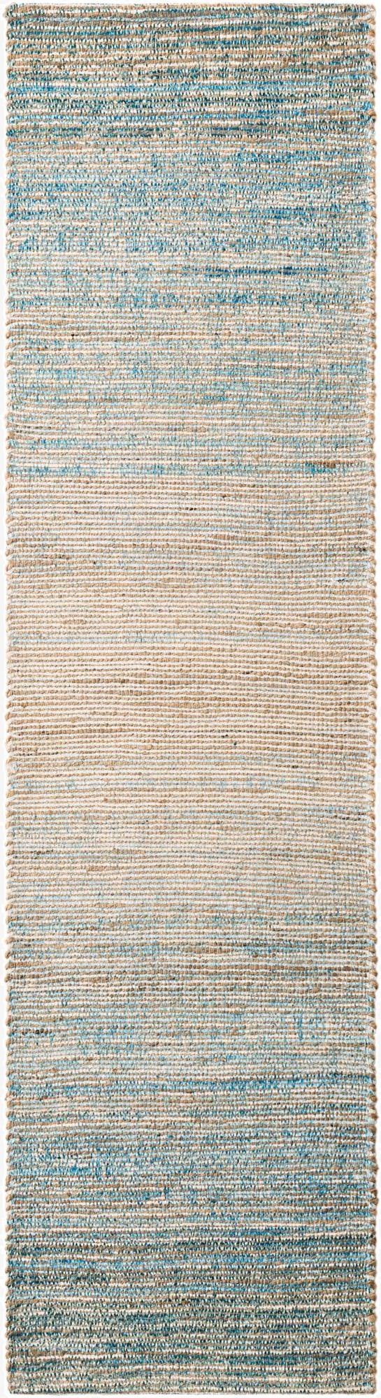  2' 2 x 8'  Hand Woven Chenille Jute Runner Rug